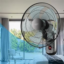 Fans ventilator afstandsbediening Fan Wall Fan brede luchttoevoerbereik afstandsbediening Black Five Five Fan Blades LED Display Tijdbaar