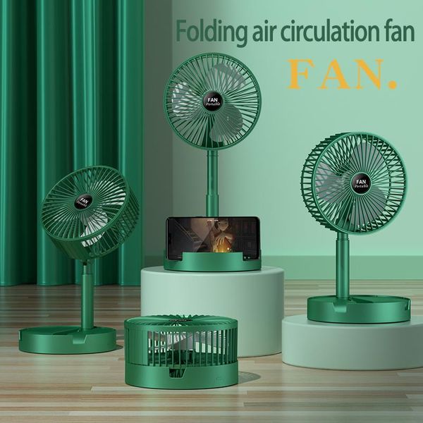 Fans Ventilateur pliable Portable silencieux ventilateur de sol Ventilador Portatil USB Rechargeable troisième vitesse Table d'été bureau ventilateur de Camping en plein air