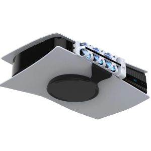 Ventilateurs pour le ventilateur de refroidissement PS5 Radiateur DC 5v Sold Vertical Host Host Host Fabring Blue Light Disc / Digital Edition Metging For PlayStation5