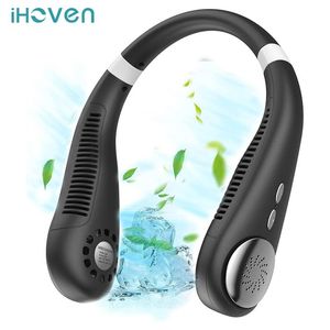 Fans Lazy hangende nekventilator Bladloos voor Xiaomi Mute Outdoor Sports USB Small Fan No Leaf Fan Mini Portable 360 ​​graden Lazy Neckband