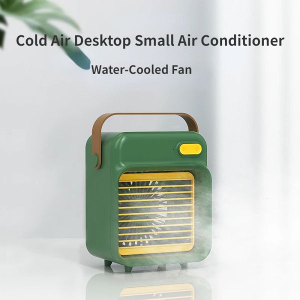 Fans Mini aire acondicionado eléctrico inalámbrico portátil colgante ventilador silencioso ventilación ventilador refrigeración sin aspas silencioso ventilador deportivo refrigerador