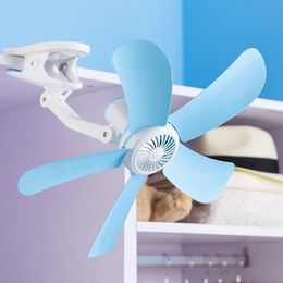 Fans Mini Elektrische Ventilator 5 Bladeren Clip Breezer Koeler Wandelwagen s Multifunctionele Muur Opknoping Tafel Map ITAS6632A