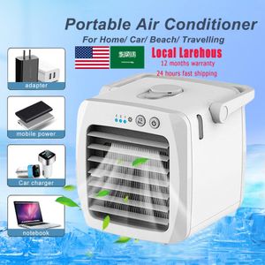 Ventiladores Mini refrigerador portátil Aire acondicionado Ventilador Verano Rápido Fácil enfriamiento Aire acondicionado Aire acondicionado Ventilador USB Aire acondicionado para habitación