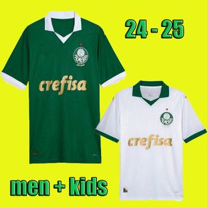 24 25 Palmeiras 110ème anniversaire maillots de football 2024 2025 domicile loin DUDU G.GOMEZ chemise D.Barbosa LUCAS LIMA G.MENINO MINA G.VERON uniformes de football hommes enfants
