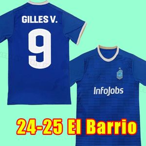 Les fans TOPS 2023 El Barrio Kings Mens Soccer Jerseys Home Blue S ~ 2xl Shirts de football Uniforme à manches courtes