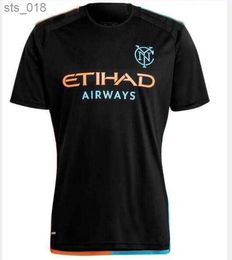 Les fans en tête 2024 New York Soccer Jerseys Home NYCFC Thiago Moralez Talles Magno Keaton Fans Joueur Version Kids Football ShirtSh240313