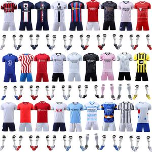 Fans staan ​​bovenaan voetbaljersey 22 23 Quarter League Clubs National Team Uniforms Fan Uniforms Custom Sneldrogende niet-vervagende slijtage