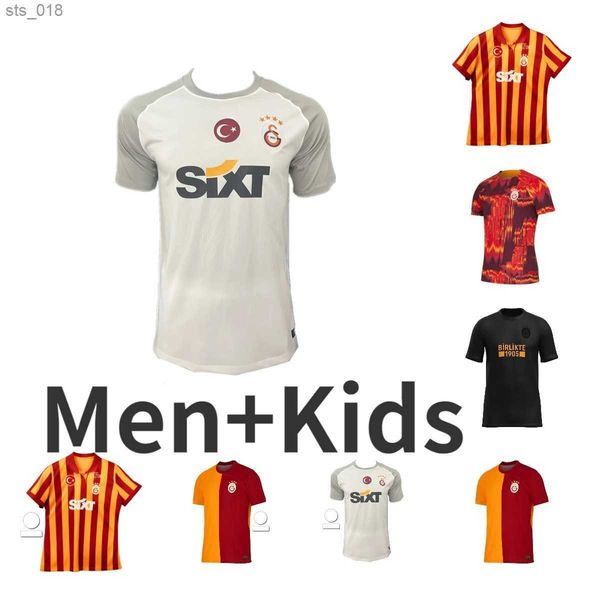 Fans Tops Camisetas de fútbol 2024 Galatasaray Turquía ZANIOLI BAKAMBU MERTENS ZAHA AKGUN AKTURKOGLU Aniversario Tercera Liga de Campeones fooH240312