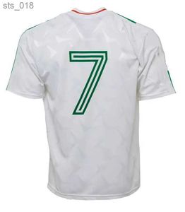 Fans Tops Maillots de football Irlande maillot de football rétro maison classique vintage irlandais Keane football shirtH240312
