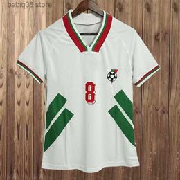 Fans Tops Tees 1994 Bulgarien Nationalmannschaft Herren Retro-Fußballtrikots STOICHKOV IVANOV ANDONOV Home White Away Football Shirt Kurzarm T230720