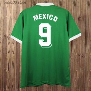 Fans Tops Tees 1994 Equipo Nacional de México Camisetas de fútbol retro para hombre H. SANCHEZ 1999 BLANCO HERNANDEZ Camisetas de fútbol local visitante Uniformes de manga corta