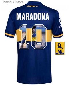 Fans Tops Tees 20 21 Retro voetbalshirts Boca Juniors de Rossi 2003 Men Home Blue Awit Witgel Geel Tevez Maradona Abila Camisa Futolad voetbalshirt