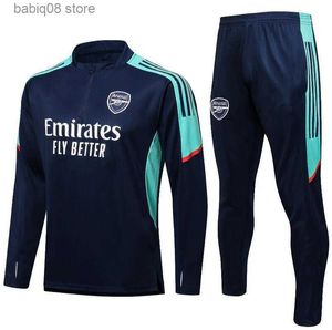 Fans Tops T -stukken 2022 Men Voetbal Tracksuit Gunners Martinelli Odegaard Jacket Futbol Kids Lange mouwen overlevens sets Hommes Sportswear ars21en22al 23 volwassen trein