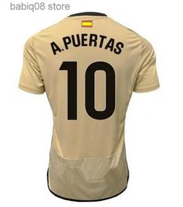 Fans bovenaan T -stukken 2023 2024 Granada CF Soccer Jerseys Callejon A.Puertas Soro Uzuni 23 24 Jesus Vallejo F.Diedhiou C.Neva Bryan Bicard Football Shirts Men Kids