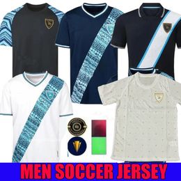 Fans Tops Tees 2023 2024 Guatemala National Team Mens Soccer Jerseys S4XL Troisième 23 24 LOM CEBALLOS PELEG OSCAR SANTIS Accueil Blanc Chemises de football train J240309