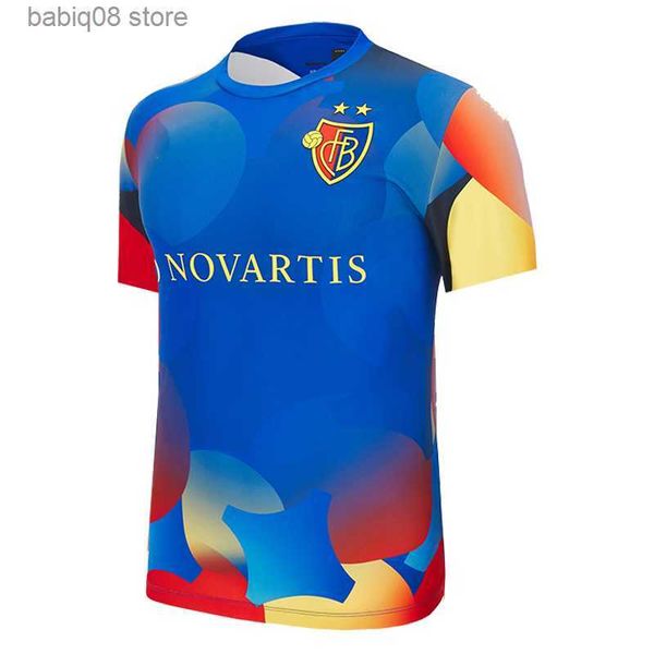 Fans Tops Tees 2023 FC Basel Mens Soccer Jerseys Limited Edition Football Shirt Uniformes à manches courtes T230720