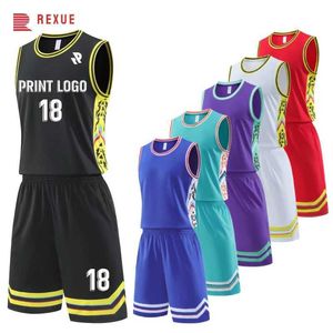 Fans Tops Tees 2024 Big Size Basketball Clothing Jersey Personaliseer je teamnaam nummer mannen