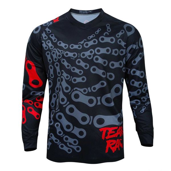 Les fans en tête de TEES 2024 Racing Down Mountain Jersey Bike Crossmax Shirt Ciclismo Mens MTB MX Ranger Q240511