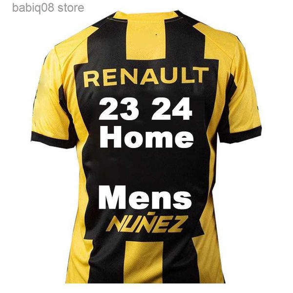 Les fans en tête de t-shirt 23 24 Penarol Mendez Mens Mens Soccer Jerseys S.Rodriguez Sanchez Arezo Milans Menosse Home Yellow Black Away 3rd Comemorative Edition Football Shirts