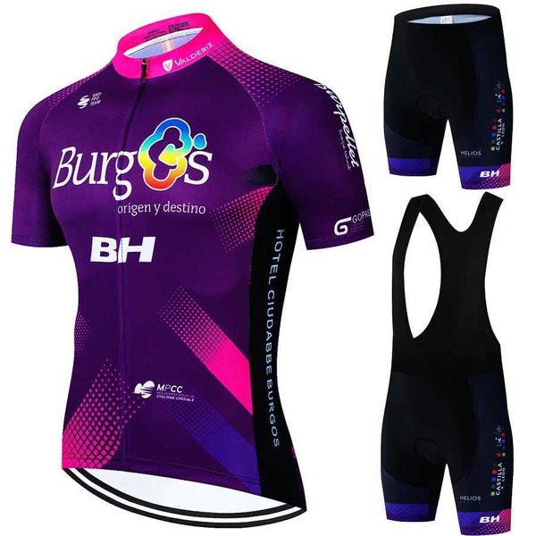 Les fans en tête de t-shirt bh vêtements cyclistes pour hommes ensembles de vêtements d'été 2024 costumes sportifs uniformes de chemise professionnelle tricuta