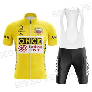 Fans bovenaan T -stukken fiets jersey slabbib korte mouwen zeemeermin heren ademend set triatlon sportkleding zomer retro fiets professionele stof Q240511