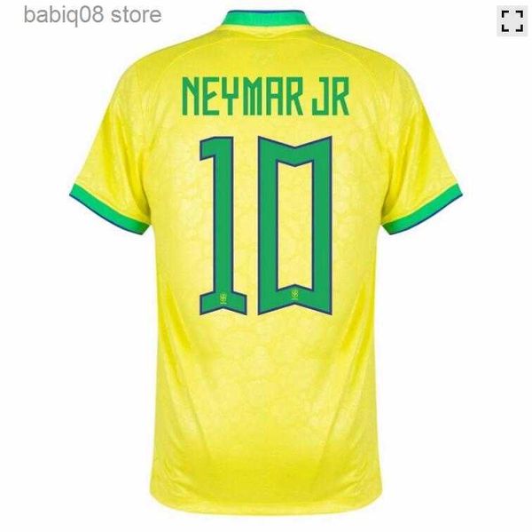 Fans Tops Tees BRÉSILS 2023 maillots de football Camiseta de futbol PAQUETA RAPHINHA maillot de football maillots MARQUINHOS VINI JR brasil RICHARLISON HOMMES ENFANTS FEMME NEYMAR