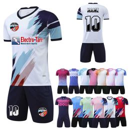 Fans Tops Tees Children Football Shirts Club Men Jerseys de fútbol Se adapta a los kits de uniformes de fútbol universitario.