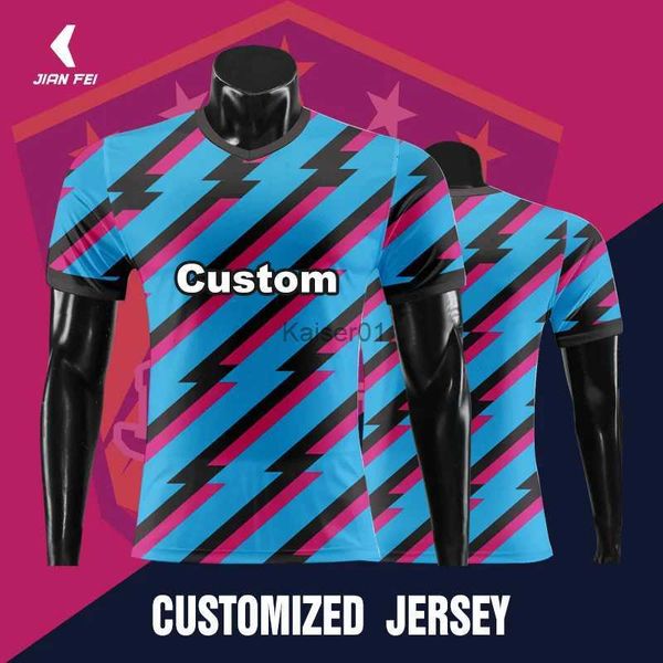 Fans Tops Camisetas Otros artículos deportivos Camiseta de uniforme de fútbol barata para adultos Camisetas de fútbol de manga corta con estampado personalizado Camisetas de fútbol para hombres Camisetas de camiseta de equipo de fútbol transpirable WO-X1301