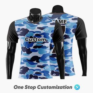 Fans Tops Tees Autres articles de sport En gros T-shirt de football par sublimation Respirant Maillots de football bon marché Chemises personnalisées Uniformes de football pour jeunes à séchage rapide WO-X847A