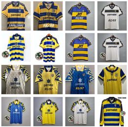 Fans Tops Tees Parma Maglia Retro Soccer Jerseys Classic Vintage 19952021 Especial 96 97 1998 99 2000 02 03 CRESPO ZOLA CANNAVARO AMOROSO BUFFON Home Away Th J240309