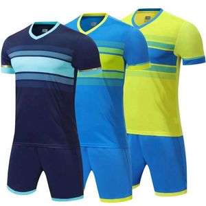 Fans Tops Tees Personaliseer aangepaste naamnummer Mens Kids voetbal jersey Set Team Blank Futbol Adult Football Set Suit 2021 NIEUW Tracksuit Y240423
