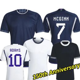 Fans Tops T-shirts Schotland 150-jarig jubileum voetbalshirts Home Speciale editie TIERNEY DYKES ADAMS Voetbalshirt CHRISTIE McGREGOR MCGINN McKENNA Heren K J0309