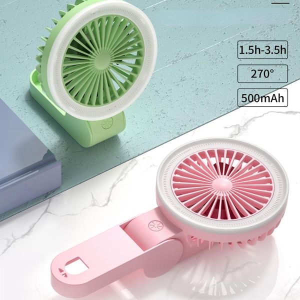 Fans USB Mini ventilateur de poche Portable pliant remplissage lumière ventilateur bureau multifonctionnel petits ventilateurs étudiant en plein air été ventilateur de refroidissement