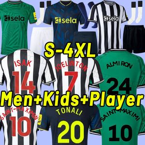 Fans version 23 24 maillots de football Nouveau château BOTMAN BRUNO G WILLOCK JOELINTON UNITED TRIPPIER 2023 2024 MAXIMIN WILSON SHELVEY ALMIRON TARGETT WOOD Hommes troisième vert