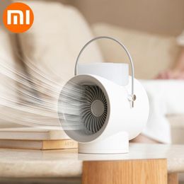 Fans Xiaomi luchtkoeler ventilator bevochtiging hoofd schudden USB opladen 3 niveaus verstelbare airconditioning ventilator voor thuis multifunctioneel