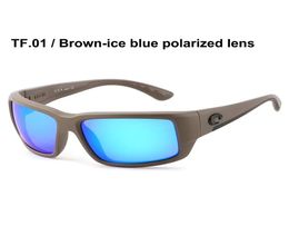 Fantail zonnebril zeevissen surfglazen rijden sport kleurrijke frames mannen gepolariseerd strand brillen met box6219256