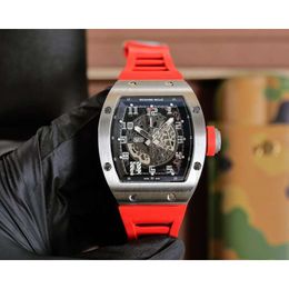 Fantastische Designer-Armbanduhr der Marke Richa für Herren RM010-Armbanduhren 9B0A, hochwertiges mechanisches Uhrwerk, Edelstahl-Zifferblatt, Armbanduhr, präzises Timing, Luxe RU28