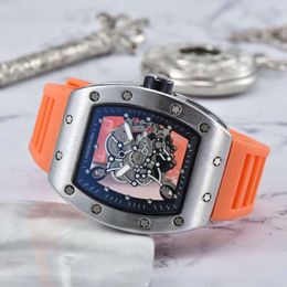Фантастические дизайнерские механические часы R i c h a r d Luxury Superclone Мужские наручные часы RM055 OQUE AAA Водонепроницаемые часы с автоматическим механизмом и защитой от царапин Сапфировое зеркало 95PV