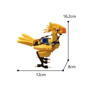 Fantasy Chocobo Animal Bird Building Blocks Set Video Game Pet Mount Figure Bricks Modèles Toys Enfants Cadeaux d'anniversaire
