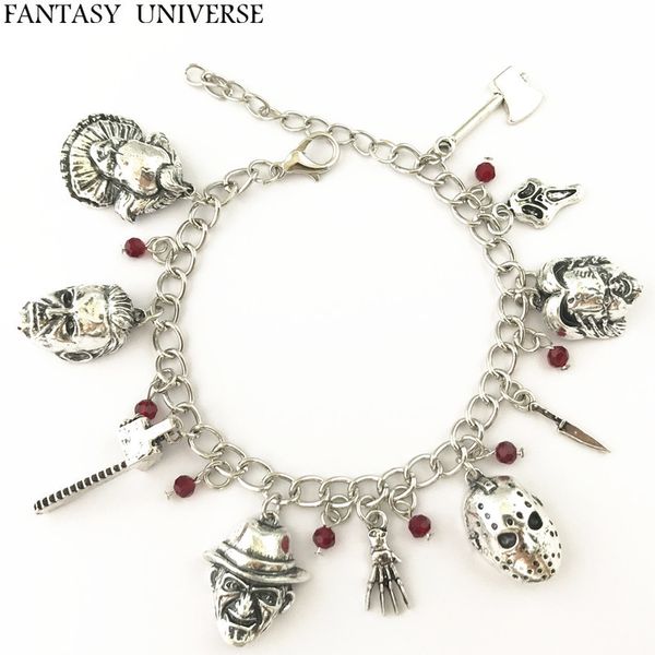 Fantasy Universe Envío gratis 20 piezas Mucho Halloween Viernes Negro Pulsera Película de terror Fantasma Fantasma Devoluciones Chaji Jason Máscara Pulsera Pulsera C19021501