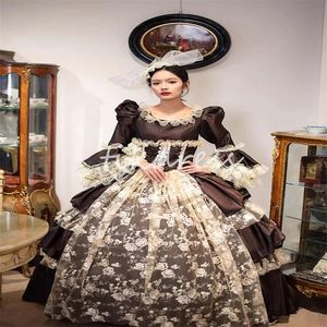 Fantasie Victoriaans zwart prom -jurken 2024 Middeleeuwse renaissance kostuum avondjurk flare mouwen kant lolita cosplay formele feestjurken esthetisch mariage