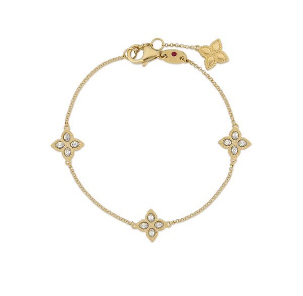 Far Fetch pulsera de cadena marca Venetian Princess diseñadores en joyería de marca de lujo pulsera de mano para hombre y mujer oro amarillo de 18 quilates con diamantes
