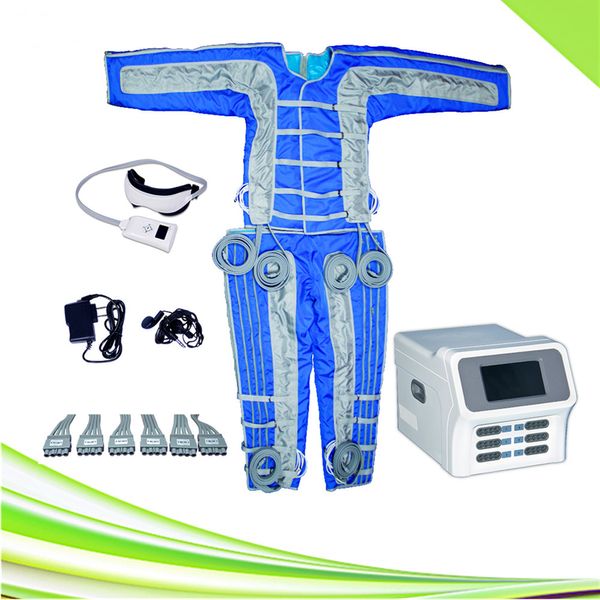 infrarouge lointain 3 en 1 machine de drainage lymphatique minceur portable costumes pantalons spa salon clinique utiliser masseur oculaire pression d'air circulation sanguine pressothérapie