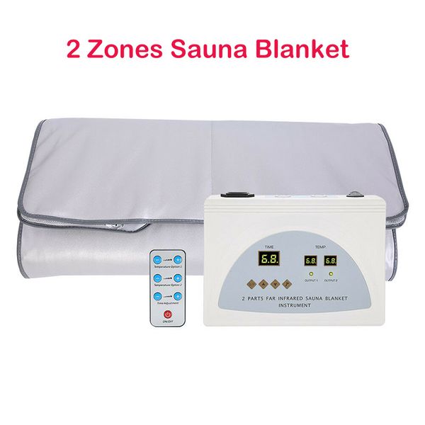 Manta de Sauna infrarroja lejana, terapia de calefacción, manta adelgazante, envoltura corporal, manta de Sauna portátil, bolsa, máquina adelgazante FIR