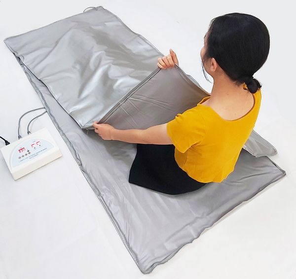 Infrarouge lointain Sauna Couverture Perte de Poids Minceur Couverture Body Wrap Portable Sauna Couverture Sac FIR Minceur Machine