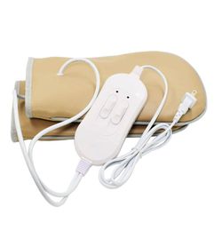Thérapie infrarouge lointain électrique chauffé Spa pieds gant de main gant chaud Salon Vibration Massage gants de beauté 220V1266141