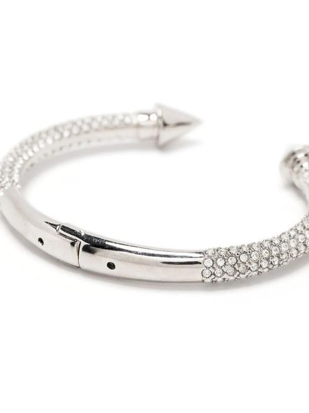 Farfetch Piercing pulsera misma réplica Logotipo de marca de diseñador de joyería fina de lujo con caja pulsera plateada Regalos de cumpleaños de San Valentín