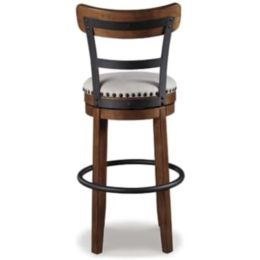 Farmhouse Pub Height Barstool Bancs pour chaise de bar de cuisine avec dossier Brown High Kitchen Tablies