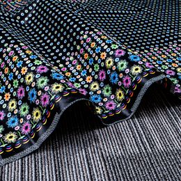 Boerderij stijl polyester wax prints stof bloemen naaien jurk Afrikaanse stof 6 yards / partij stof voor feestjurk