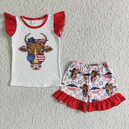 Farrubbyine8 Baby Girl Outfit Two -Piece baby en peuter meisjes zomerkleding